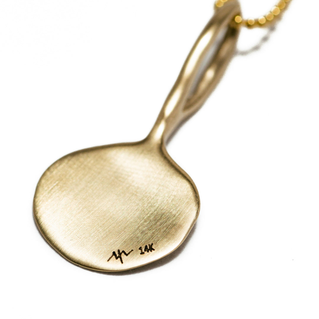 Round ID Coin Necklace