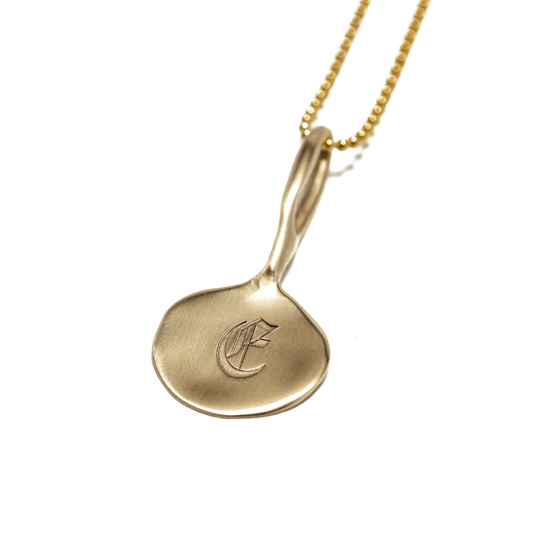 Round ID Coin Necklace