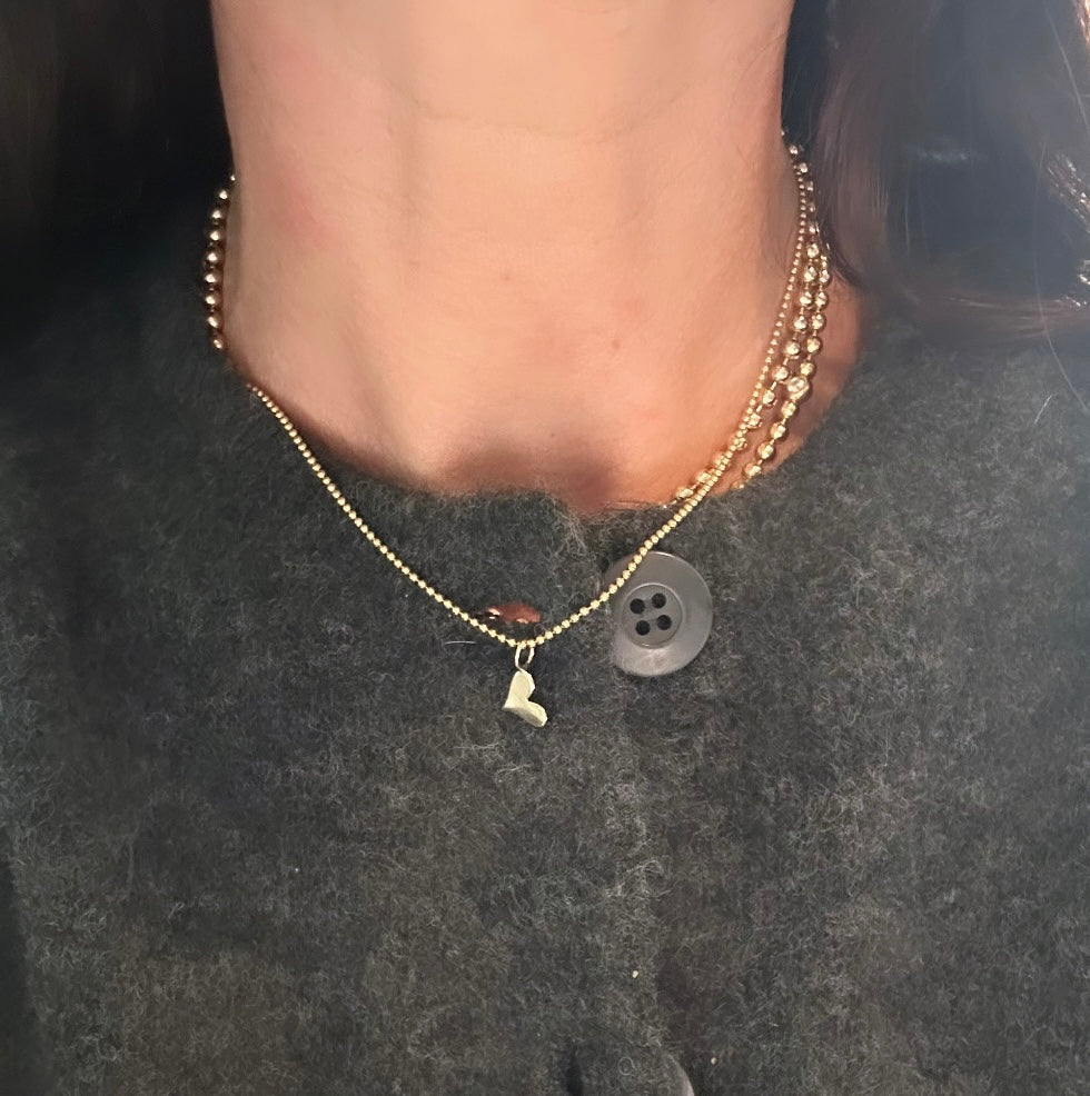 Bubble Heart Necklace