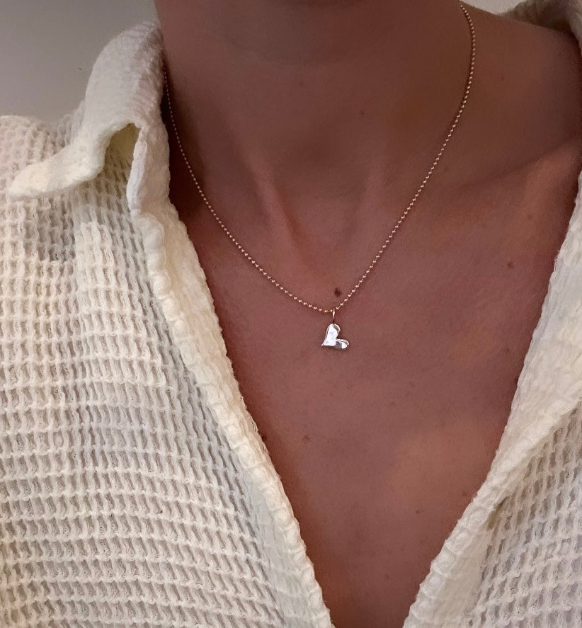 Bubble Heart Necklace