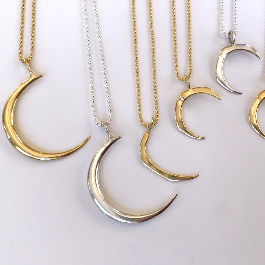 Luna Moon Silver Necklace