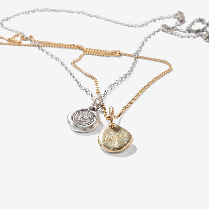 Hope Coin Silver Necklace