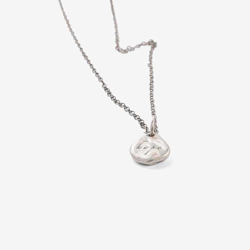 Hope Coin Silver Necklace