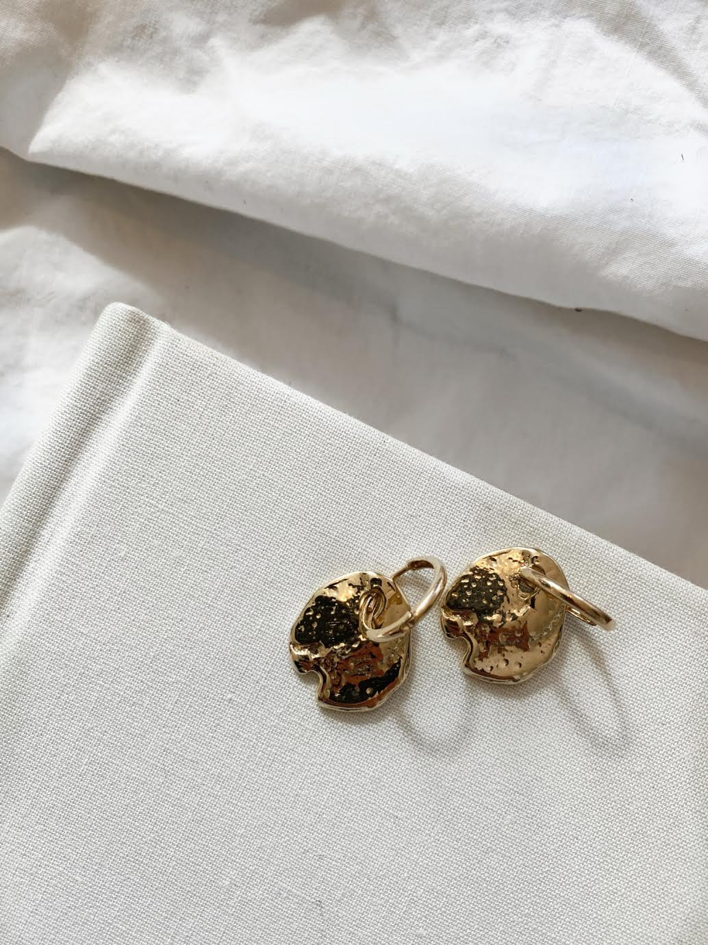 Myrtle Disc Dangle Hoop