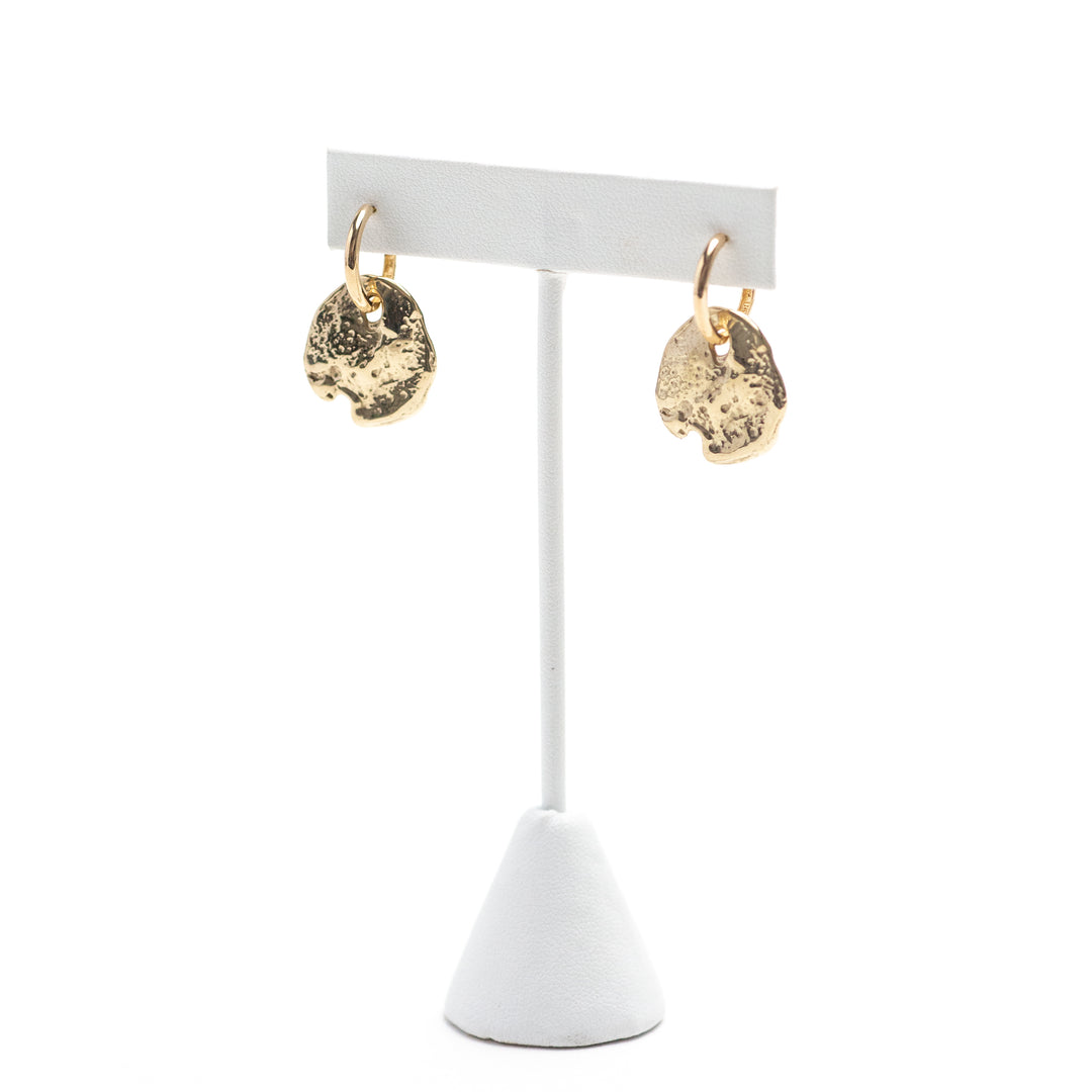 Myrtle Disc Dangle Hoop