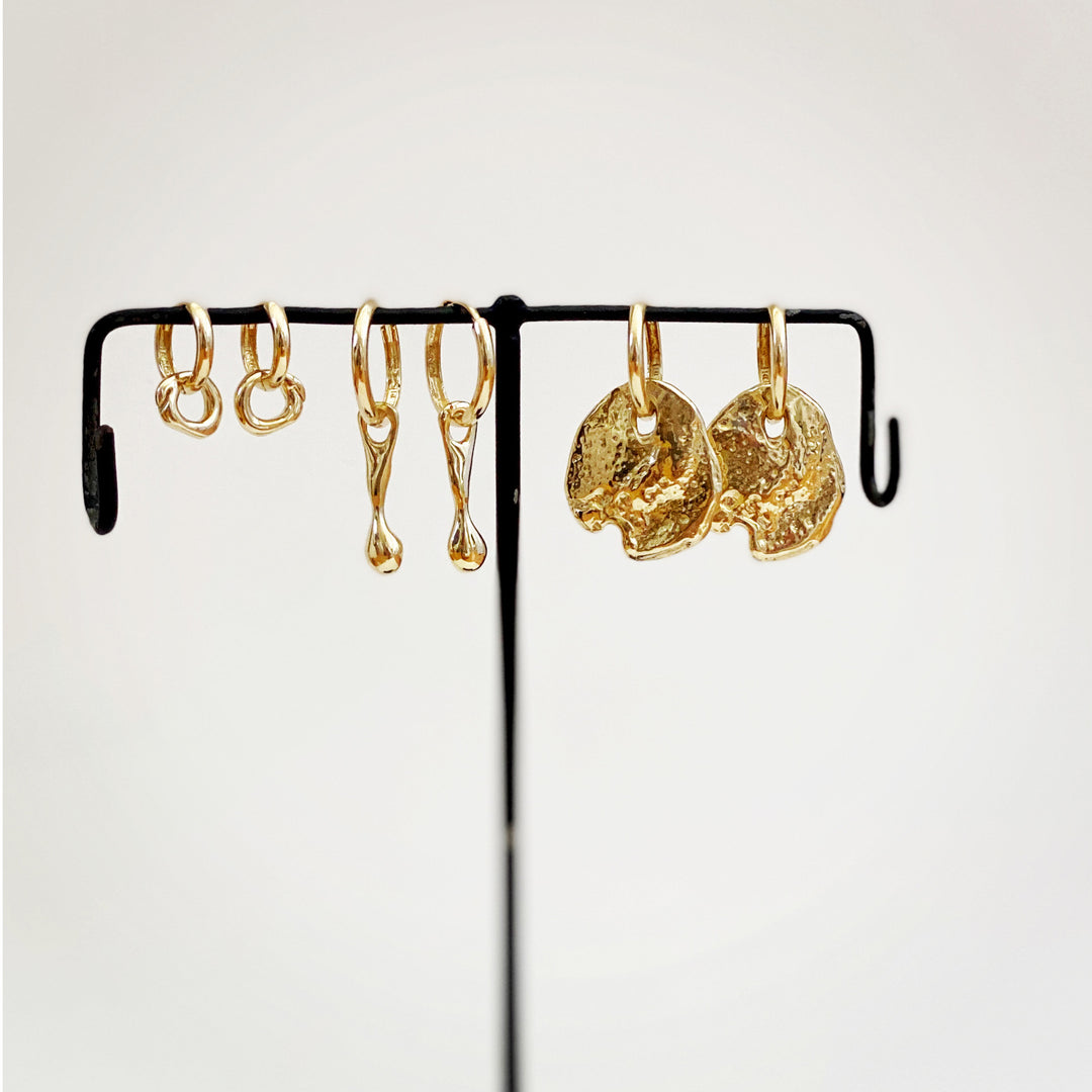 Myrtle Disc Dangle Hoop