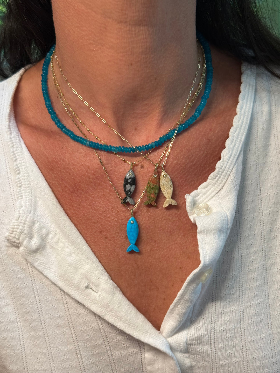 Alboni Gemstone Beaded Necklace
