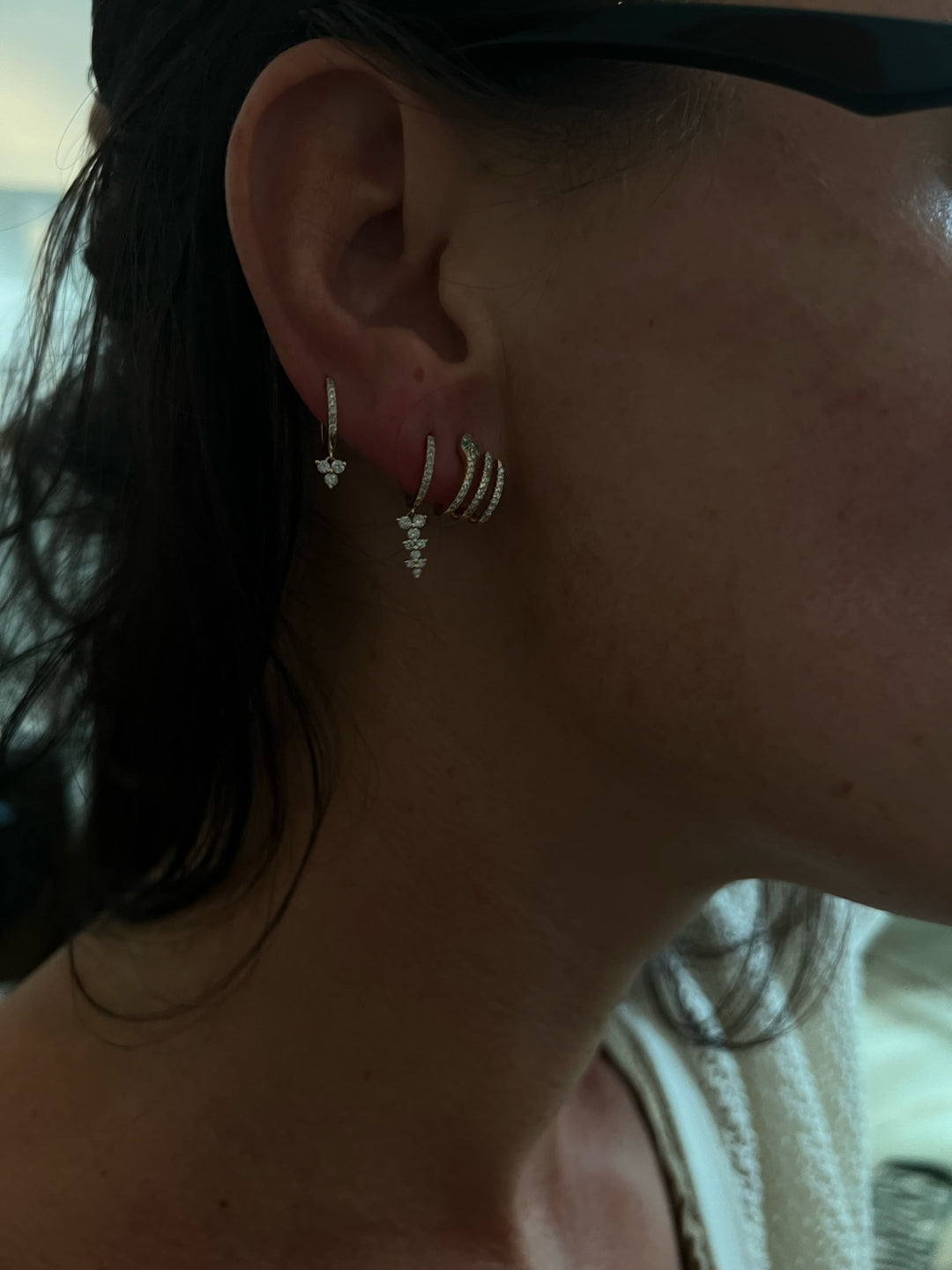 Triple Serpent Earrings