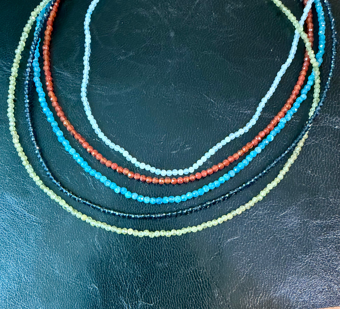 Alboni Gemstone Beaded Necklace - Mini