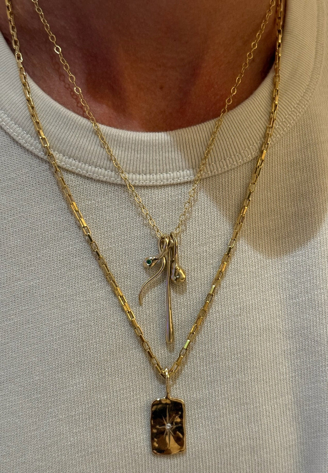 Emerald Medusa Serpent Charm