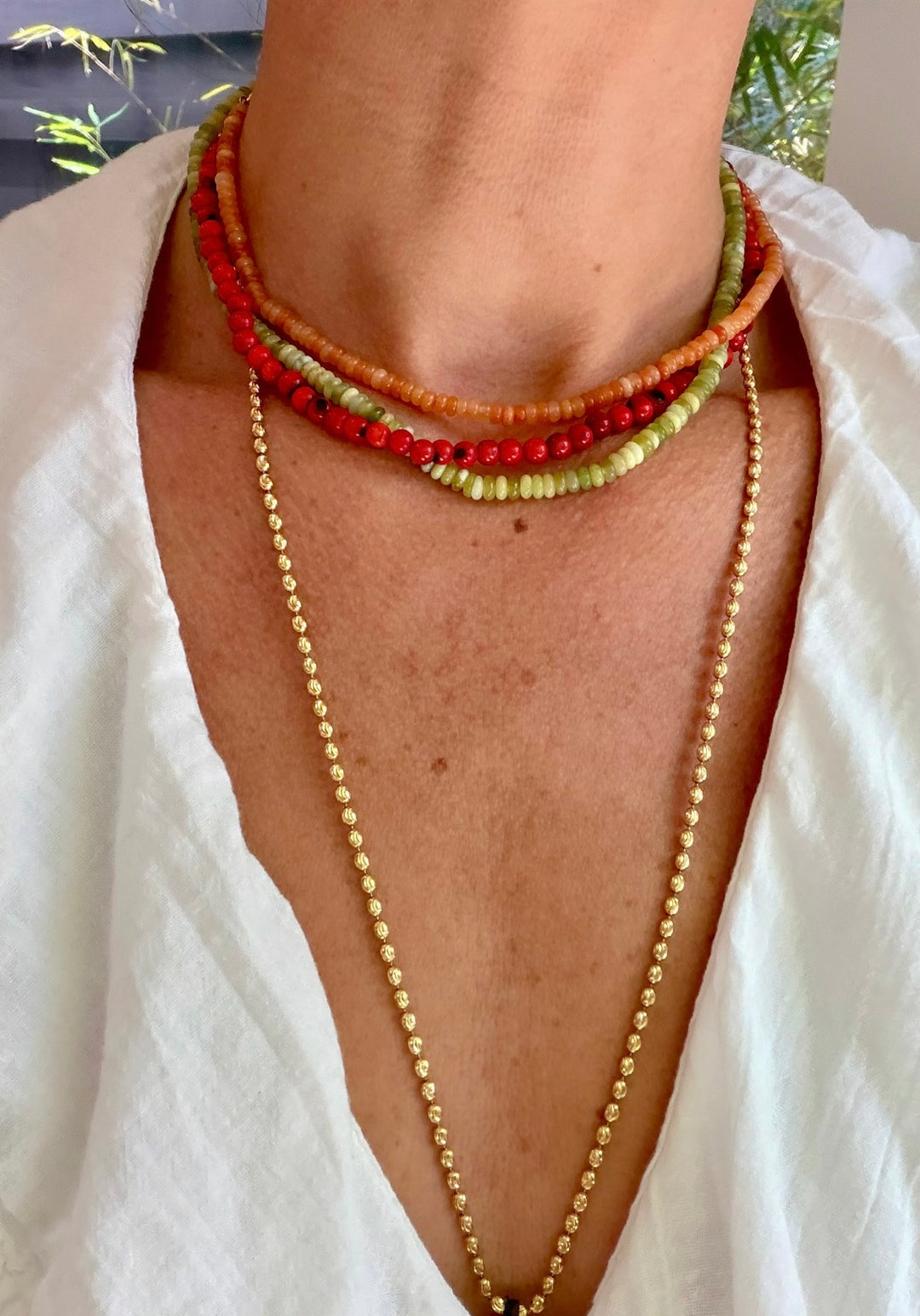 Alboni Gemstone Beaded Necklace