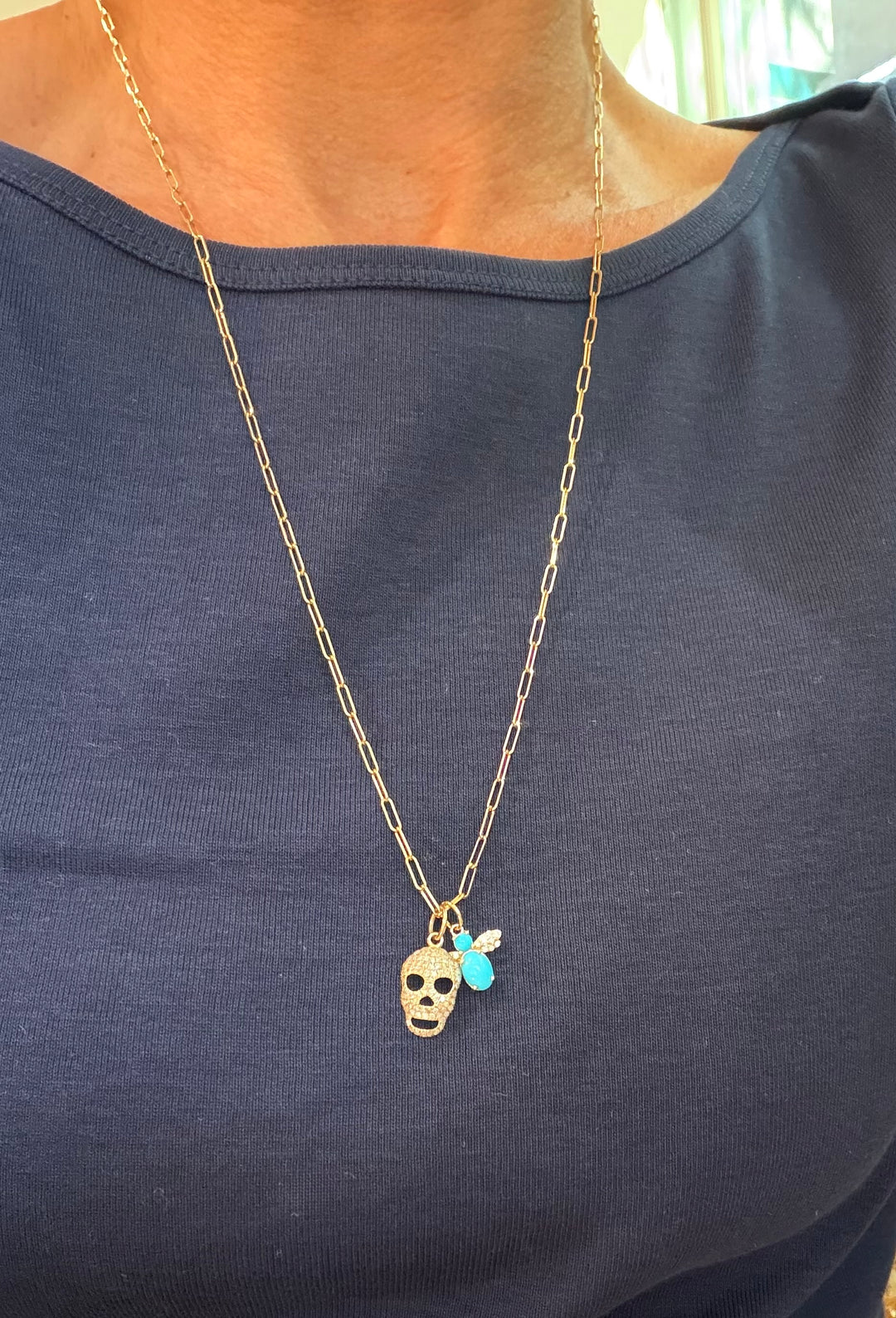 Pave Diamond Skull