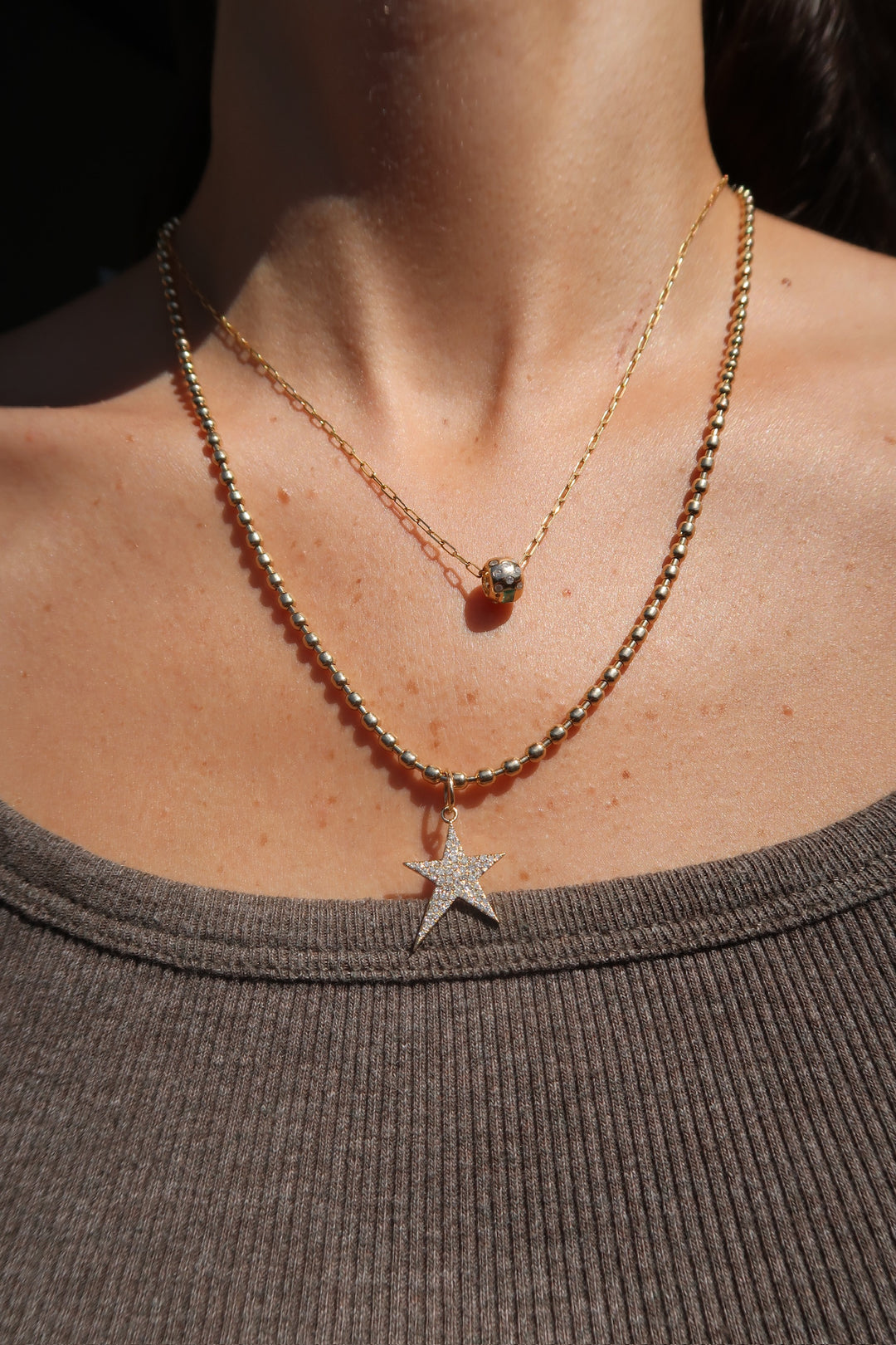 Emerald and Diamond Volar Bead Charm