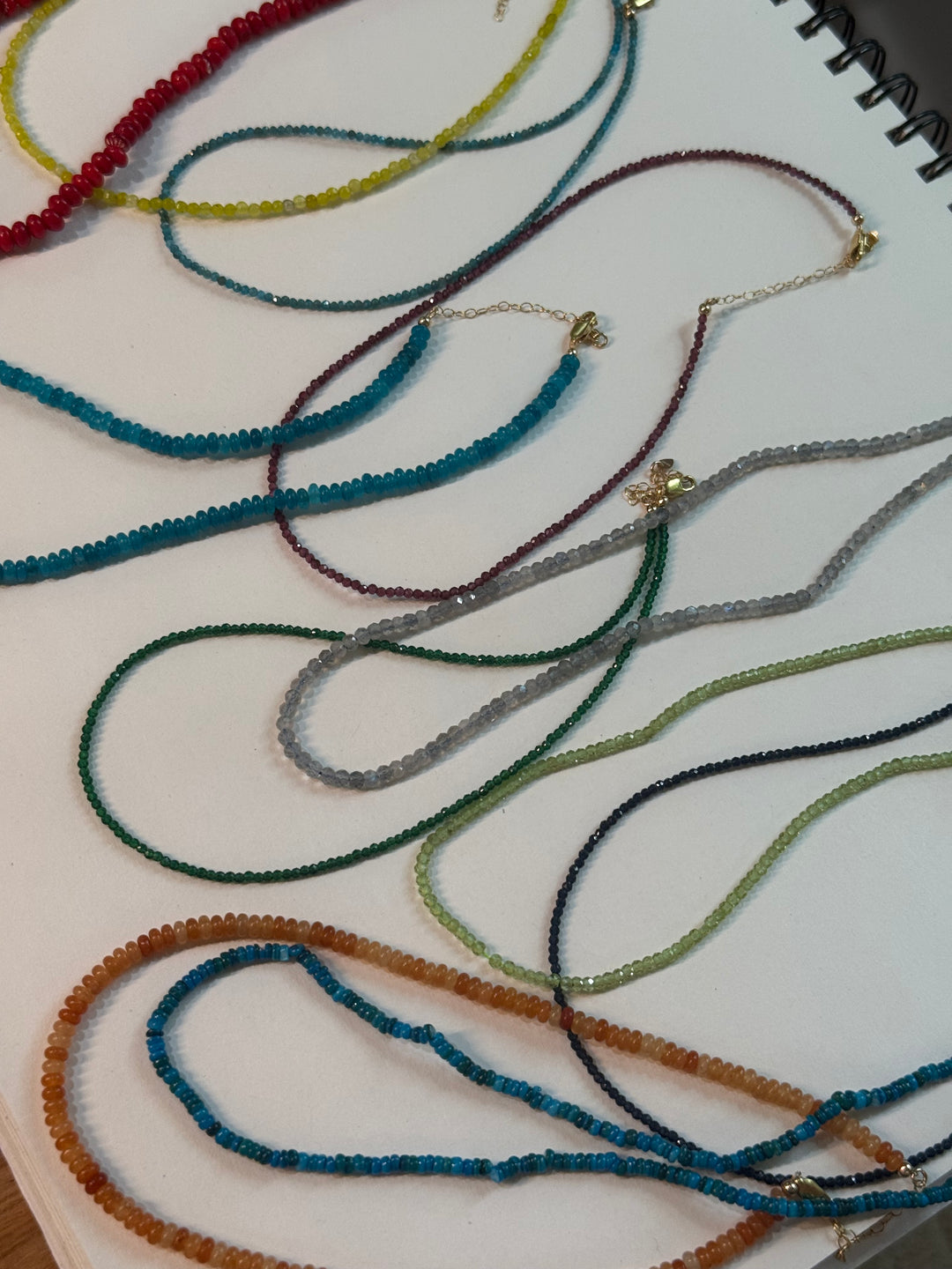 Alboni Gemstone Beaded Necklace - Small
