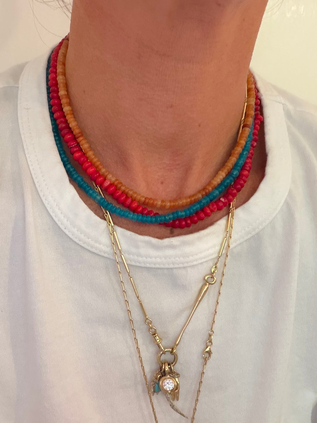 Alboni Gemstone Beaded Necklace