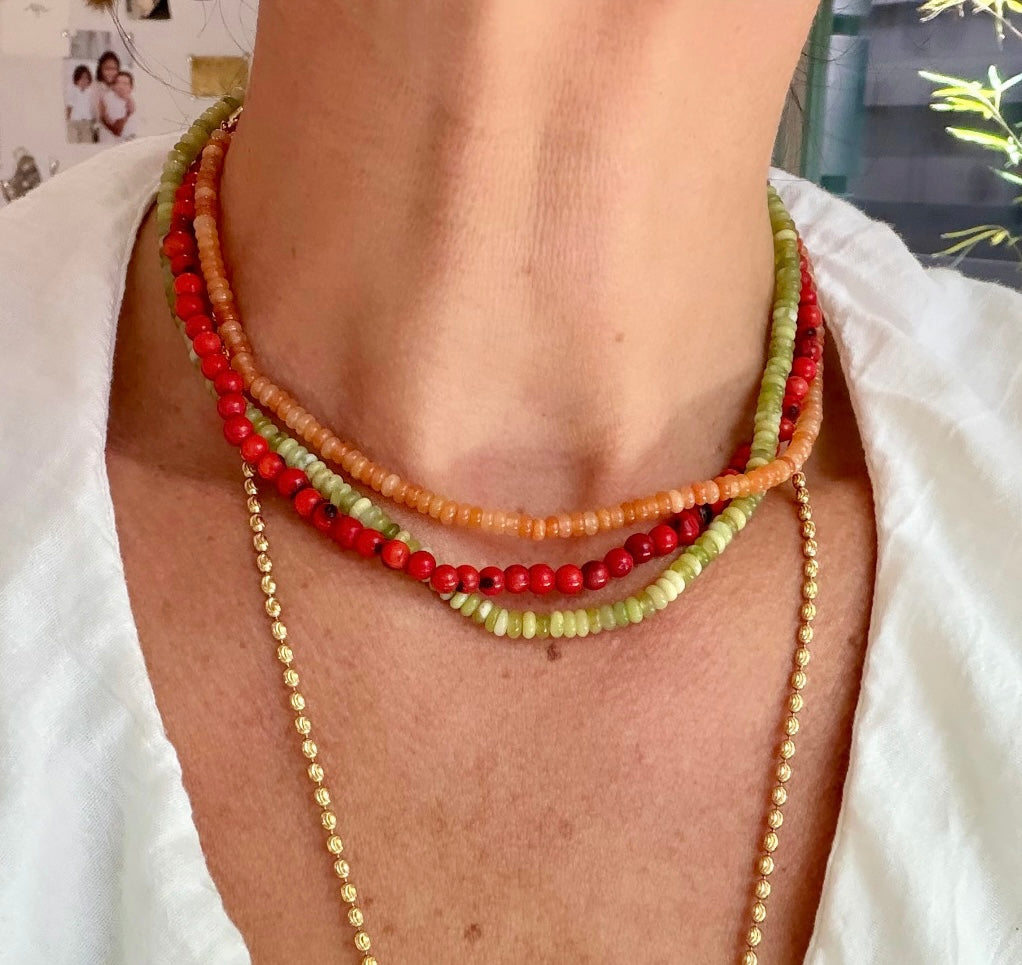Alboni Gemstone Beaded Necklace