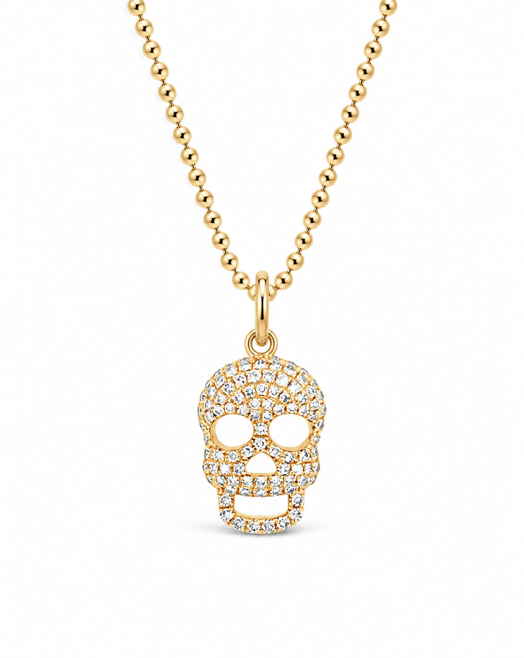Pave Diamond Skull