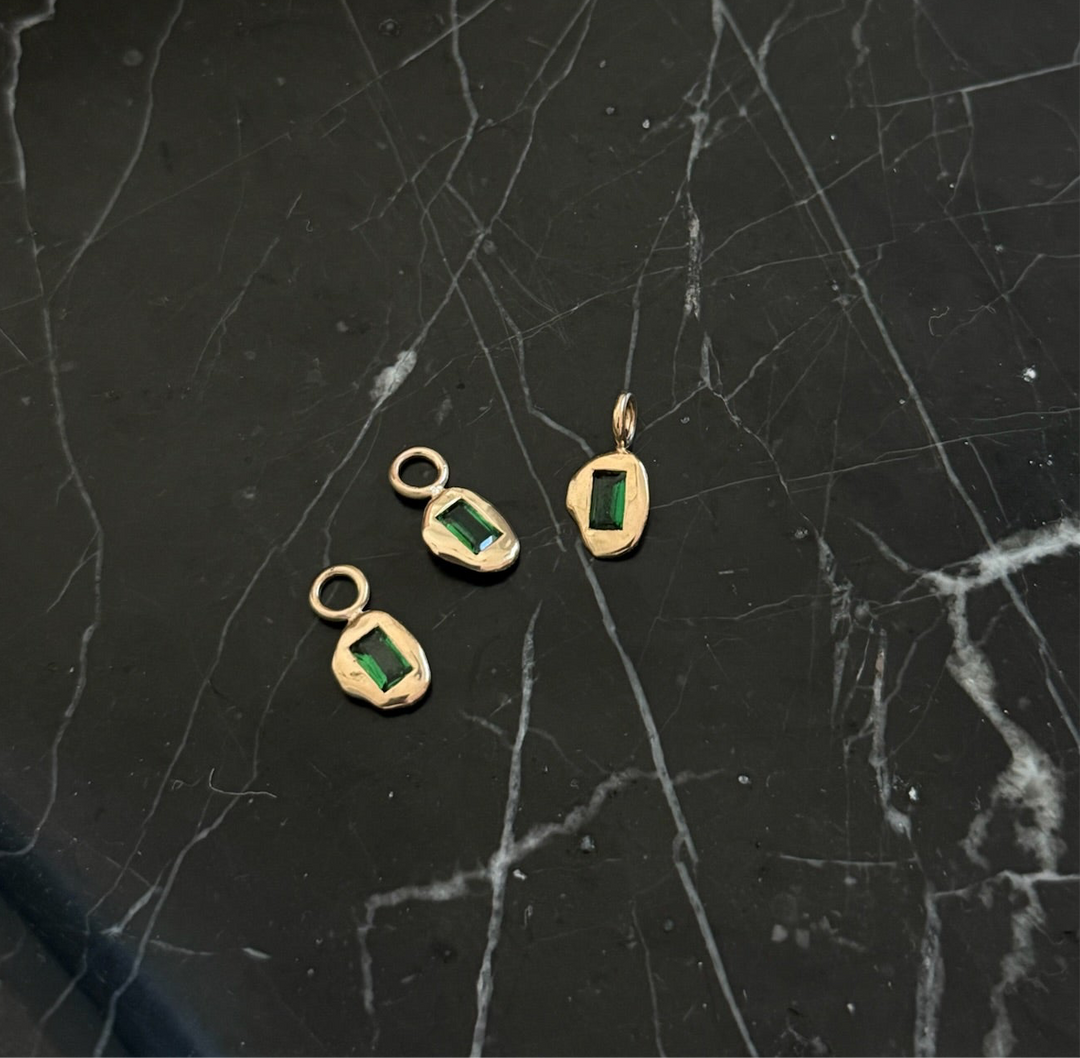 Ojo Tsavorite Earring Charm