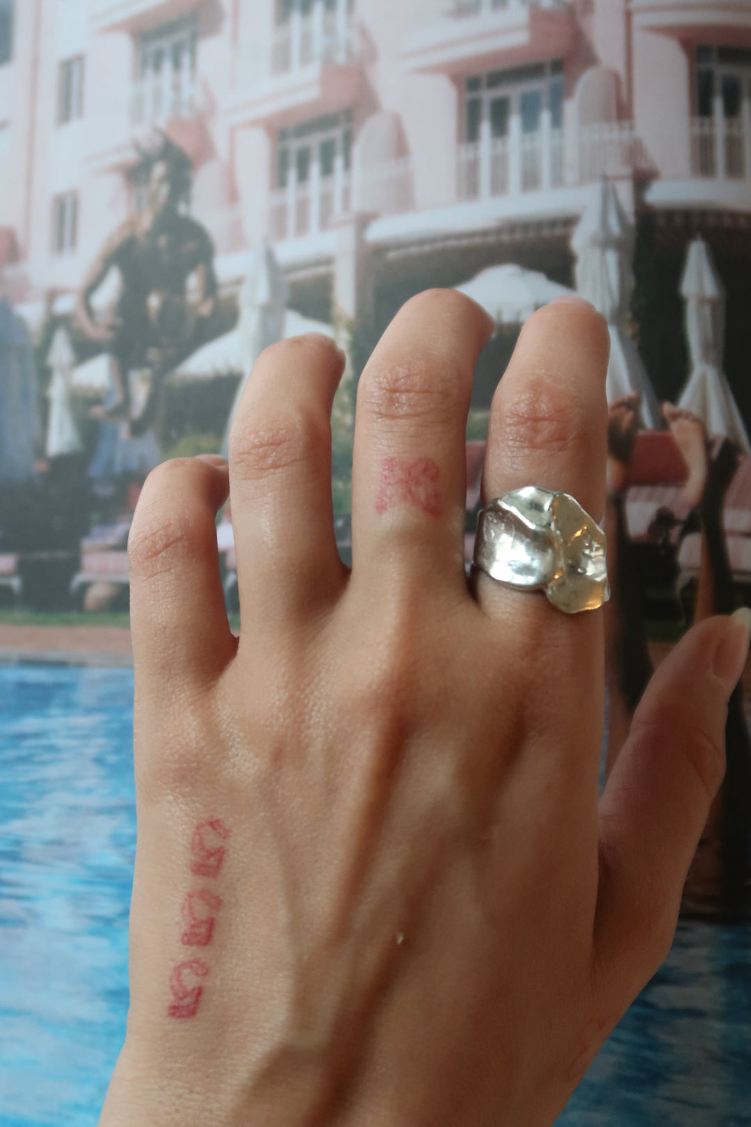 Marmi Silver Ring