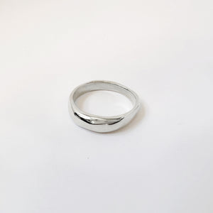 Facet Sterling Silver Ring