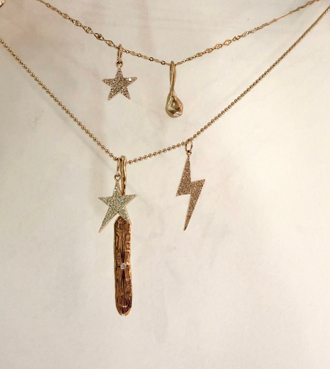 Large Bowie Bolt Charm