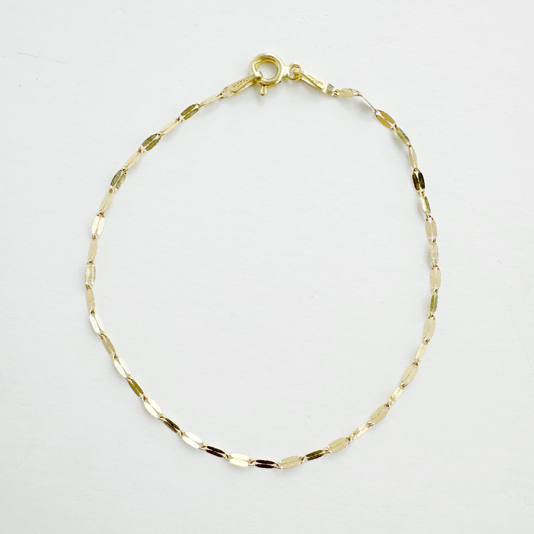 Moon Cut Chain Bracelet