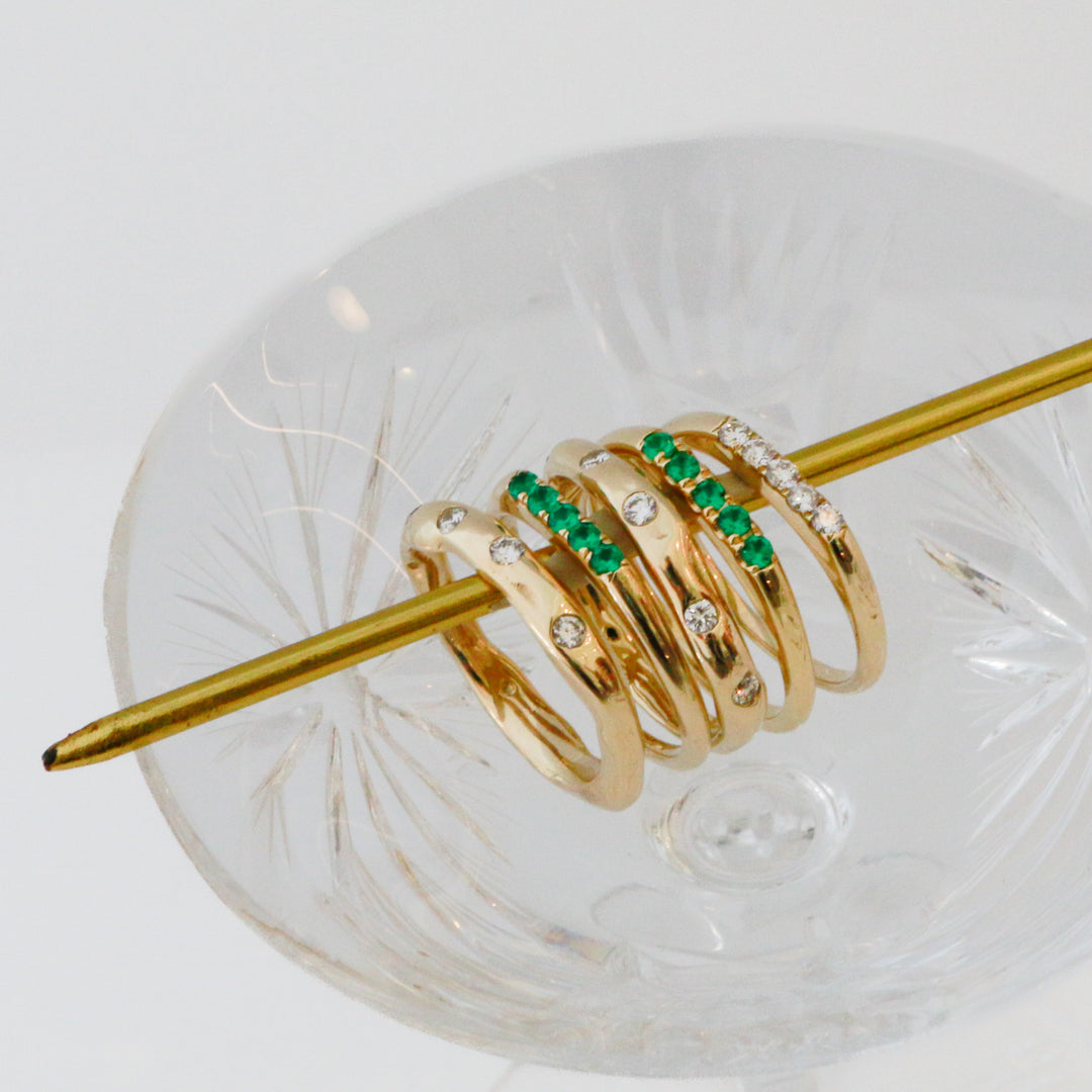 Edge Ring with Diamonds