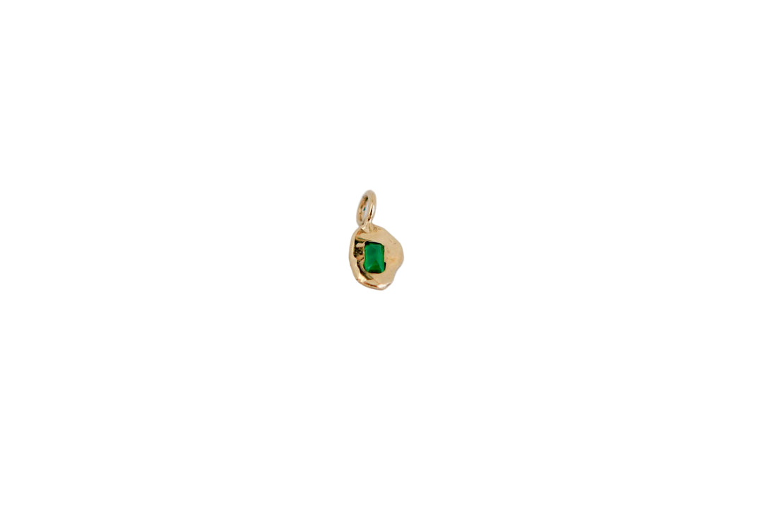 Ojo Tsavorite Necklace Charm