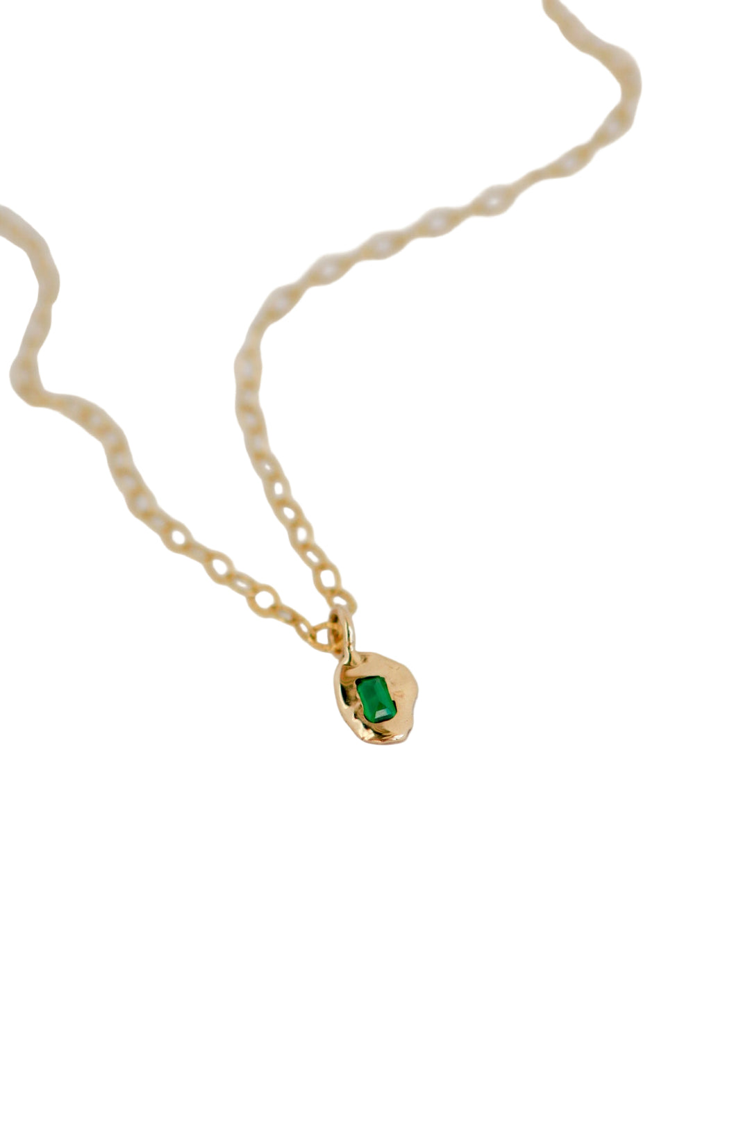 Ojo Tsavorite Necklace Charm