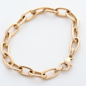 Oval Vapor Chain Bracelet