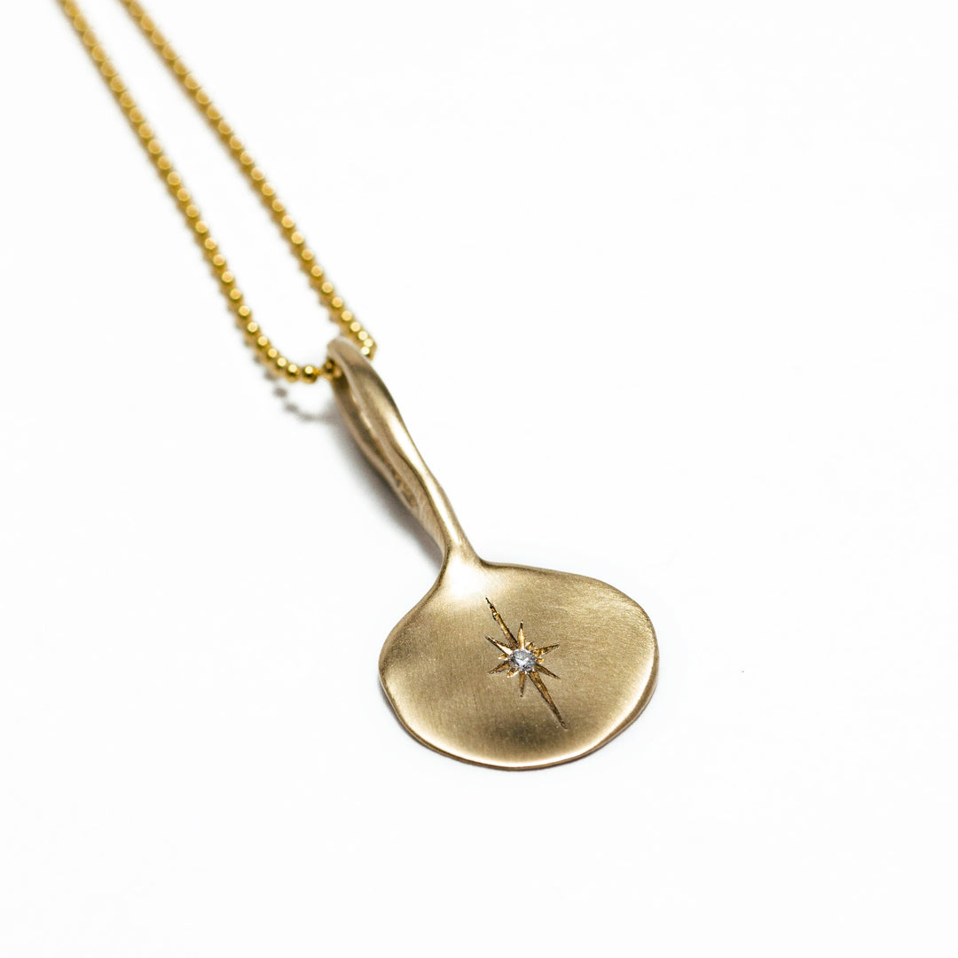 North Star Round Necklace