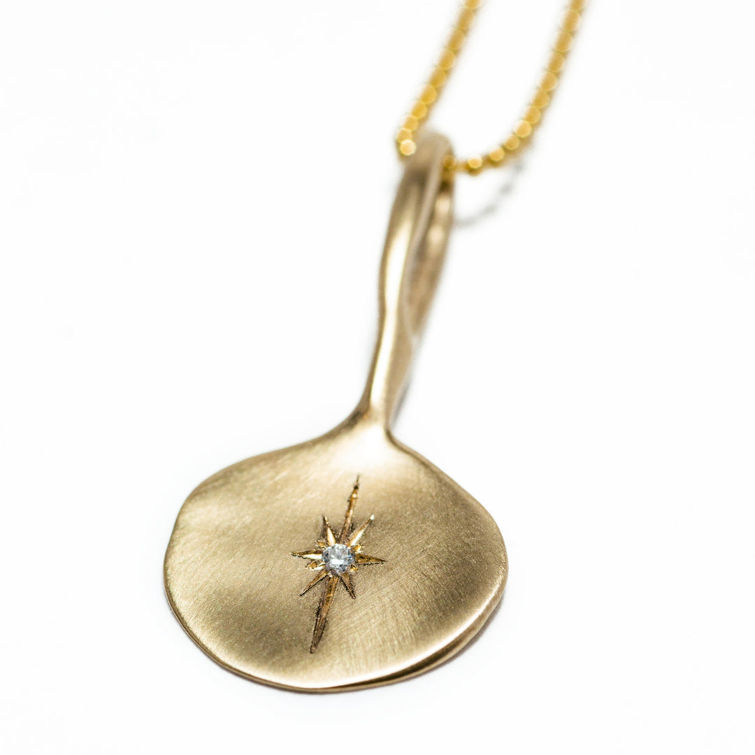 North Star Round Necklace