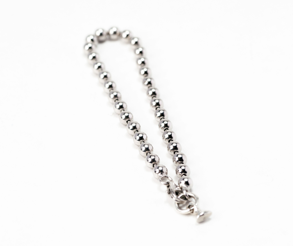 4mm Sterling Silver Ball Bead Bracelet – MaisyGraceDesigns