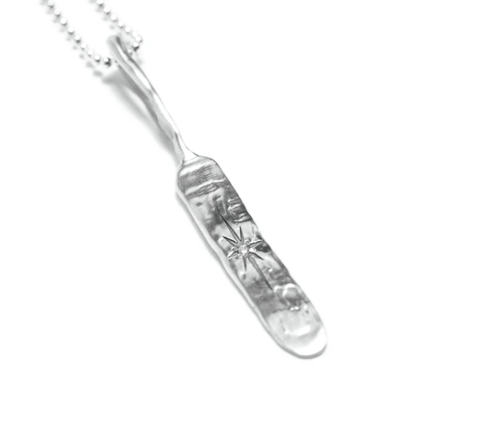 North Star Elongated Silver Charm