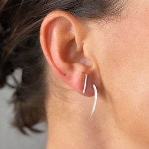 Sula Edge Silver Earring